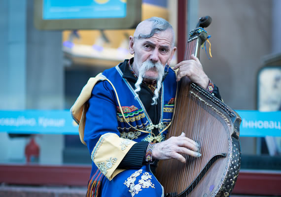 Behoteguy Photo Art  Ukranian cosak playing the Bandura