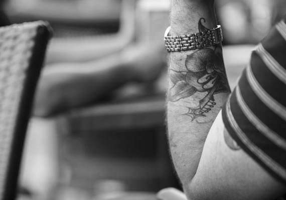 Urban photos in Kiev Ukraine tatoo