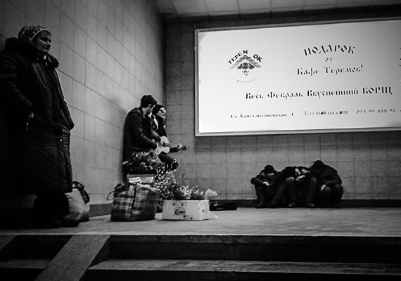 Behoteguy Photo Art  Urban photos in Kiev Ukraine metro station